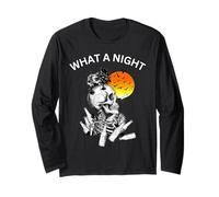 Árbol Esqueleto de Resaca What A Night para Amantes de Las Fiestas Manga Larga