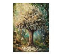 Árbol Euro Puzzle 500 Piezas Desafío Intelectual Árbol del Dinero Rompecabezas para Adultos Obra De Arte Colorido DIY Creativo Decoración Hogar 500 PCS