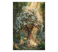 Árbol Euro Puzzles 1000 Piezas Construir DIY 3D Sin Pegamento Árbol del Dinero Rompecabezas para Adultos Maquetas Educativas Aliviar Estrés Estera Portátil 1000 PCS