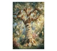 Árbol Euro Puzzles 1000 Piezas Construir Maquetas Árbol del Dinero Rompecabezas para Adultos Desafío Intelectual Juguete Educativo 3D Moderno 1000 PCS