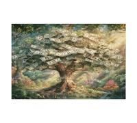 Árbol Euro Puzzles 1000 Piezas Maquetas 3D Educativas Árbol del Dinero Rompecabezas para Familia Construir DIY Moderno Aliviar Estrés Decoración 1000 PCS