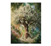 Árbol Euro Puzzles 500 Piezas Juguete Educativo 3D Interactivo Árbol del Dinero Rompecabezas Familiar para Toda La Familia Entretenimiento Creativo Decorativo 500 PCS
