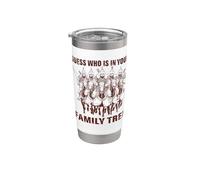 Árbol genealógico de Genghis Khan Humor Imperio mongol Horda Vaso térmico de acero inoxidable de doble pared