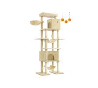 Árbol Grande para Gatos 201 cm de Altura Beige