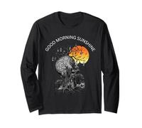 Árbol Humano con Resaca de Good Morning Sunshine para Amantes de Las Fiestas Manga Larga