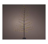 Árbol iluminado con 232 led de luz cálida, 1,80 m