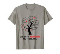 Árbol Inspirador de Life Canvas Die with Memories Not Dreams Camiseta