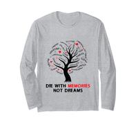 Árbol Inspirador de Life Canvas Die with Memories Not Dreams Manga Larga