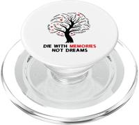 Árbol Inspirador de Life Canvas Die with Memories Not Dreams PopSockets PopGrip para MagSafe