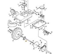 Árbol Izquierdo Robot Cortacésped Cable Layer NT60 ORIGINAL STIGA 1126-8081-01