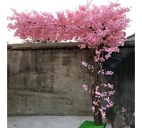 Árbol japonés de la Flor de Cerezo, Gran Planta de simulación Artificial Árbol de melocotón Deseillando Flor de Seda Falsa para la Oficina Decisión de Boda de Bricolaje de Bricolaje