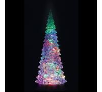 Árbol Luminoso Multicolor - Crystal Lighted Tree, 4 Cambios De Color Y Color T