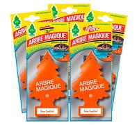 Árbol mágico Mono, perfume de coche, perfume Ibiza cóctel, fragancia fresca y ligeramente picante, duración hasta 7 semanas, fabricado en Italia, lote de 5 piezas