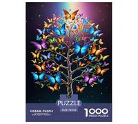 Árbol Mariposa Puzzles Imposible,desafío para Adultos Interesante Juego EduGatoivo 1000 Piezas Obra De Arte De Juego De para Adultos Y Niños 70x50cm/1000pcs