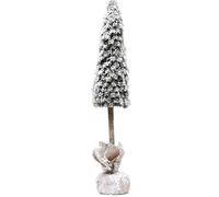 Árbol Navidad Árbol de Navidad delgado de PE flocado, simulación de árbol de Navidad, for el hogar, la oficina, el comedor, la mesa, el escritorio, decoración navideña pequeña arbol artificial(40cm)