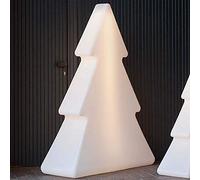 Árbol navideño MOOVERE interior/exterior, lámpara, decoración, navidad (Bateria led/rgb, 100 cm - sin cable/exterior)