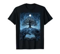 Árbol Noche Sabiduría Conocimiento Aprendizaje Profundo Perspicacia Camiseta