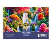 Árbol Paisaje Juego de Rompecabezas 1000 Piezas Bosque Colorido y Detallado Escena Un Gran Relleno Festivo para 10 Años y Más Juego de Rompecabezas para Toda la Familia para Mujeres, 52x38cm/s