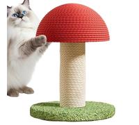 Árbol para - Árbol con poco espacio, ejercicio divertido interactivo en forma de hongo para gatos de interior, protege los muebles con base trenzada resistente para el ejercicio de Chato