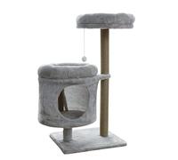 Árbol para escalar para gatos Pequeño marco de felpa para gatos cómodo arena para gatos plataforma de salto para gatos poste para rascar gatos marco multifuncional para escalar para gatos Árbol para
