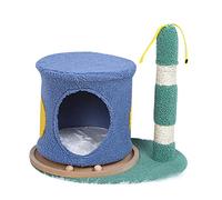 Árbol para Gatos con Forma de Caracol, diseño de Cuento de Hadas, Torre para Gatos para Interiores, Poste rascador, Juguete para Saltar, Marco de Escalada, apartamento Multifuncional, para Todos los