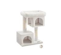 Árbol para Gatos de 84 cm Rascador Blanco Crema