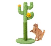 Árbol para Gatos de Cactus, Poste rascador Vertical, rascador Interactivo para, diseño de Postes, Accesorio Resistente para Gatos, Juego de de Interior, Ejercicio