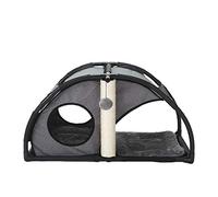 Árbol para gatos, estructura de escalada para gatos pequeños, torre de actividades para gatitos, estructura de escalada estable, estructura de escalada para gatos, casa para mascotas (color: azul) g