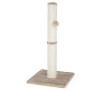 Kerbl Pet Poste rascador Opal Maxi, Color Beige, sisal Natural, 38x38x78 cm, para Gatos pequeños y medianos, con Cuerda de sisal, para el Cuidado de Las Garras, con Bola de Peluche