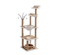 Árbol para gatos Marco de escalada para gatos Marco de escalada para gatos poste rascador para gatos grandes y múltiples: diseñado para rascarse, estirarse y trepar verticalmente Cat Climbing Tree