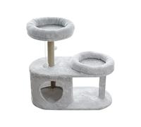 Árbol para Gatos Marco de Gato de Felpa pequeño cómodo Arena para Gatos Plataforma de Salto para Gatos Poste para rascar Gatos Marco de Escalada para Gatos Multifuncional Árbol para Trepar Gatos