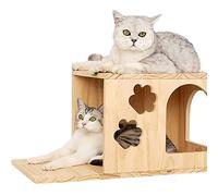 Árbol para gatos para gatos grandes Marco de escalada montado en la pared para gatos Cat Soli Tree Plataforma de salto para gatos Muebles de pared DIY para mascotas Gatito Trampolín Varios tamaños cat