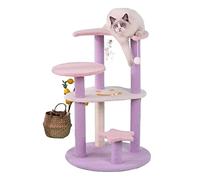 Árbol para gatos para gatos grandes Torre de árbol para gatos Columna rascadora para gatos Tablero rascador para gatos grandes con postes rascadores Marco de escalada para gatos Plataforma de salto