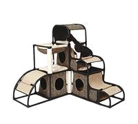 Árbol para gatos, torre de gatos, marco de escalada para gatos, combinación versátil y desmontable torre de escalada para gatos, centro de actividad rascador para gatos, rascador para gatos