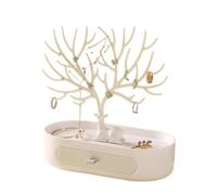 Árbol para joyas Soporte De Exhibición Colección Pendientes Flor Pequeña Mini Estantes Perfume Repisas Dormitorio Estético Flotante(Color 2)