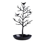Árbol para joyas Soporte de exhibición letras amor, soporte decorativo for el hogar, almacenamiento pendientes joyería arte del hierro Retro Ra(Black)