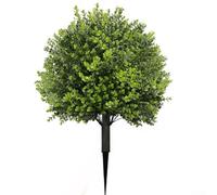 Árbol plástico de la bola del boj con la inserción de tierra para el paisajismo multi de la vivienda y los espacios al aire libre compartidos(1)