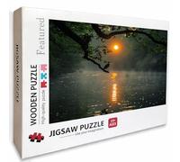 áRbol Puzzle Madera, Sunset Puzzle 6000 Piezas Adultos con Compact Box 179x105cm, Rompecabezas Desafiante, Juegos de Rompecabezas Creativos para Hombres Mujeres Adolescente, Regalos para niñas, 1-6619