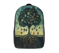 Árbol que representa el crecimiento personal y la reconciliación Mochila Infantil KnBúhoedge And Understanding Symbol Bolsa De Escolar Niña Niño Bolsas Mochilas Para Colegio Viaje Cámping 17inch