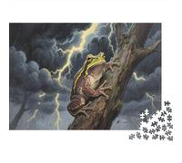 árbol Rana Puzzles Imposible,desafío para Adultos Juego Educativo 300 Piezas Obra De Arte De Juego De para Adultos Y Niños 300pcs (40x28cm)