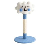 Árbol rascador de sisal para gatos con expresiones de peluche, con base extra grande para gatos de habitación (tipo 3)