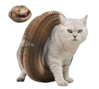 Árbol rascador extensible para gatos - Juguete mágico plegable para mascotas, dispositivo de entrenamiento flexible para gatos, almohadilla de garra ondulada, alfombrilla resistente para rascar