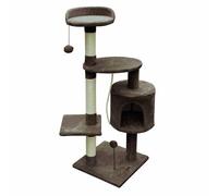 Árbol rascador para gatos Gloria 40 x 112 x 40 cm Marrón Madera Sisal