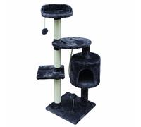Árbol rascador para gatos Gloria Volga Gris Poliéster Madera Plástico Sisal
