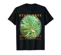 Árbol Territorio de Dakota del Sur Black Hills Abeto Camiseta