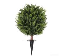 Árbol topiario artificial de 60 cm con volumen de follaje a juego con especies naturales y estaca para un montaje fiable