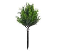 Árbol topiario Artificial, Hermosos árboles de Navidad de Cedro sintético realistas, arbustos Artificiales con protección UV y estaca para el Suelo, para Uso en Exteriores e Interiores.