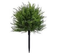 Árbol Topiario De Cedro Artificial: Arbustos De Imitación Con Estacas Para El Suelo, Plantas De Ciprés De Vegetación Falsa, Arbustoos De Arbstos De Imitación Decorativos | lantas De Ciprés Verde Fals
