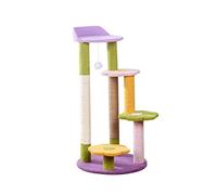 Árbol trepador para gatos Marco de escalada para gatos de flores arena para gatos de tres capas un marco para gatos juguete para gatos rascador para gatos suministros para mascotas Árbol para gatos
