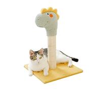Árbol trepador para gatos Marco de escalada para gatos dinosaurio, apartamento pequeño multifuncional, poste rascador para gatos, arena para gatos, uno no ocupa un área de cuatro estaciones, lindo